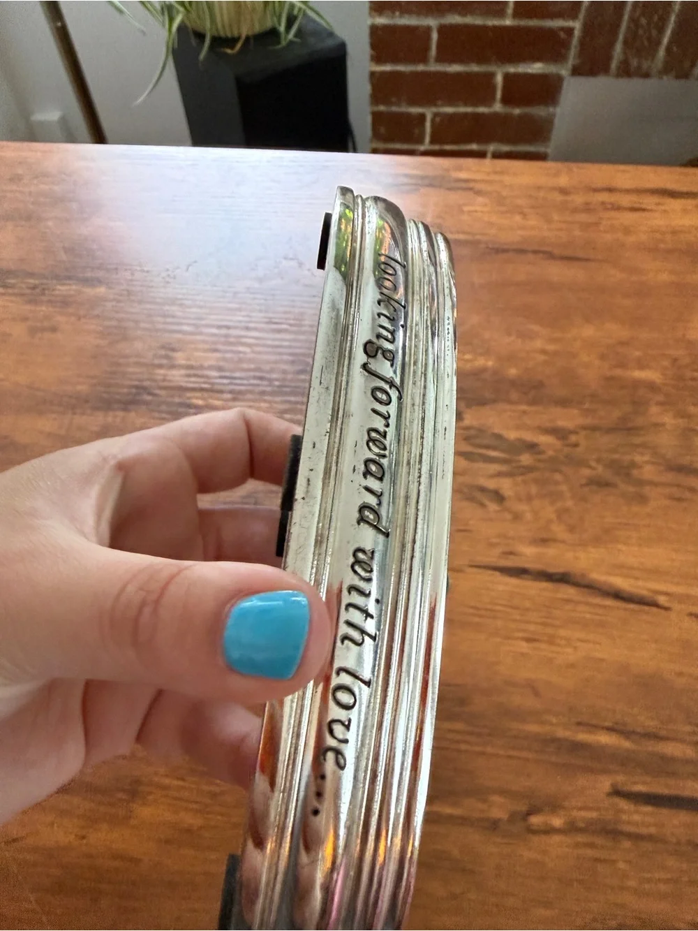 Hallmark metal photo holder - 
